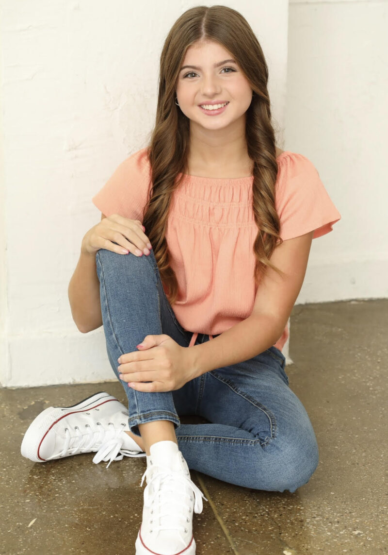 Sydney Salas seated portrait